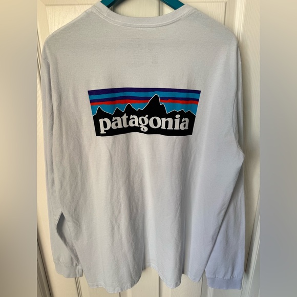 Mens Patagonia Responsibili Tee Graphic Long Sleeve T Shirt Size XL - Picture 4 of 7